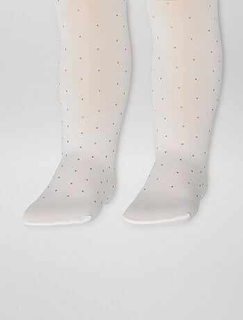 Lot de 2 paires de collants légers fantaisie