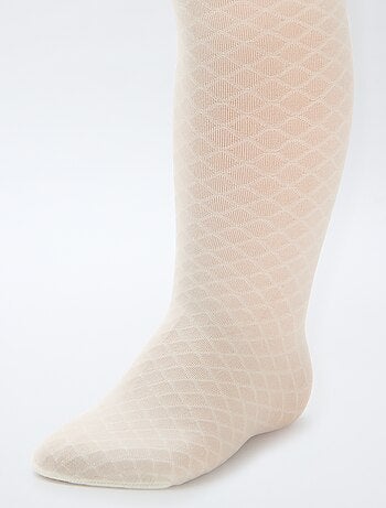 Lot de 2 paires de collants légers fantaisie