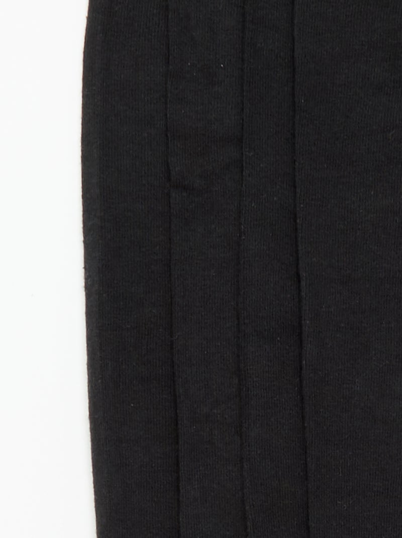 Lot de 2 paires de collants unies Noir - Kiabi