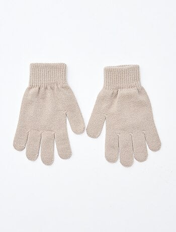 Lot de 2 paires de gants en maille