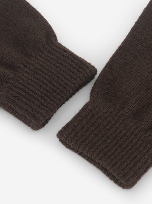 Lot de 2 paires de gants en maille - Kiabi Lot de 2 paires de gants en maille - Kiabi