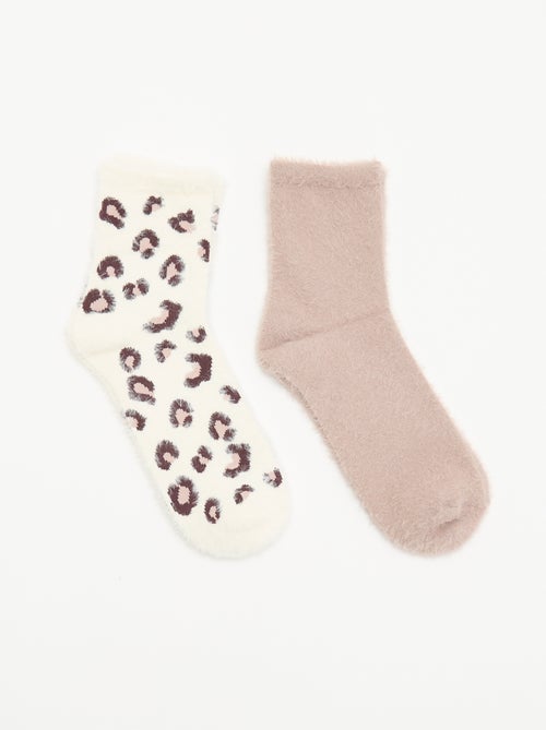 Lot de 2 paires de mi-chaussettes - Kiabi Lot de 2 paires de mi-chaussettes - Kiabi