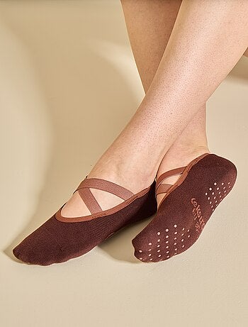 Lot de 2 paires de soquettes yoga - (ekstract)