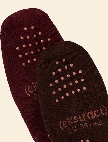 Lot de 2 paires de soquettes yoga - (ekstract)