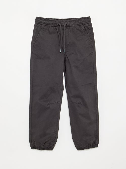 Lot de 2 pantalons de jogging en twill - Kiabi