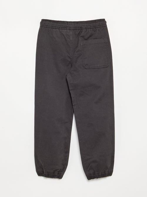 Lot de 2 pantalons de jogging en twill - Kiabi