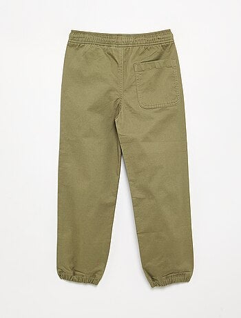 Lot de 2 pantalons de jogging en twill