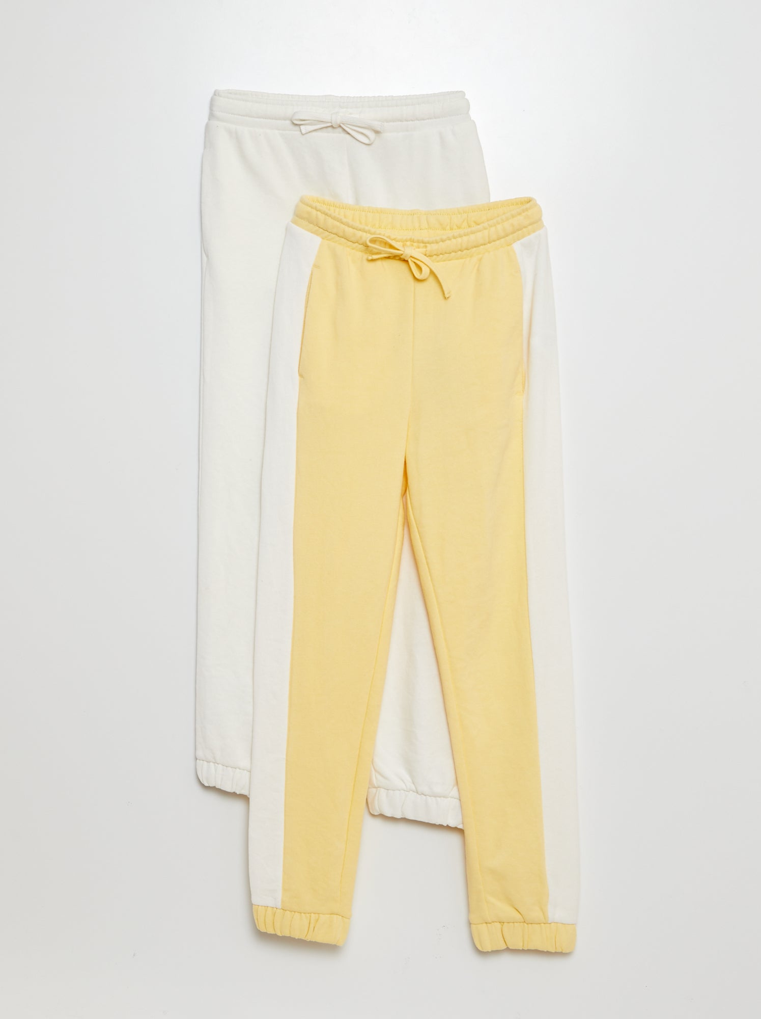 Lot De 2 Pantalons De Jogging Enfant - Taille Élastique, Tissu Doux Et Respirant - Pour École, Sport, Quotidien - 6