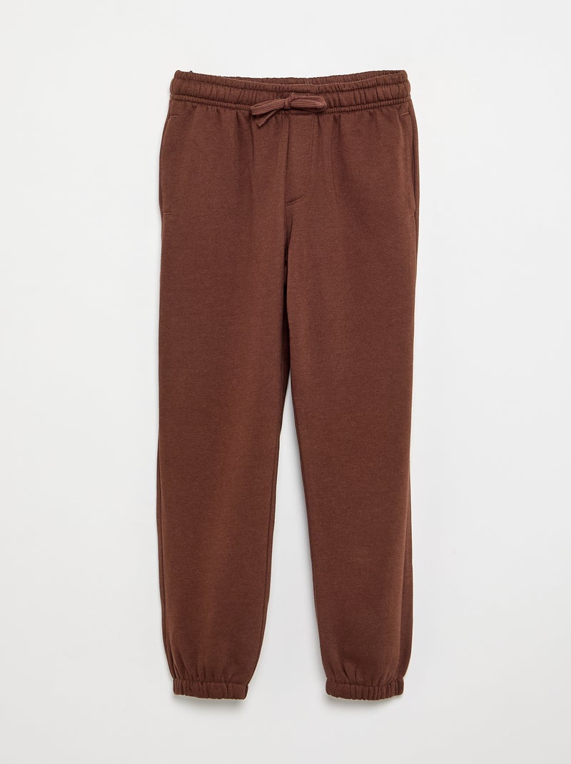 Lot de 2 pantalons de jogging Marron - Kiabi