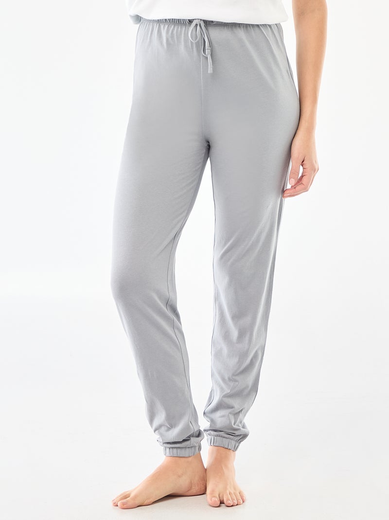 Lot de 2 pantalons de pyjama Rose/gris - Kiabi