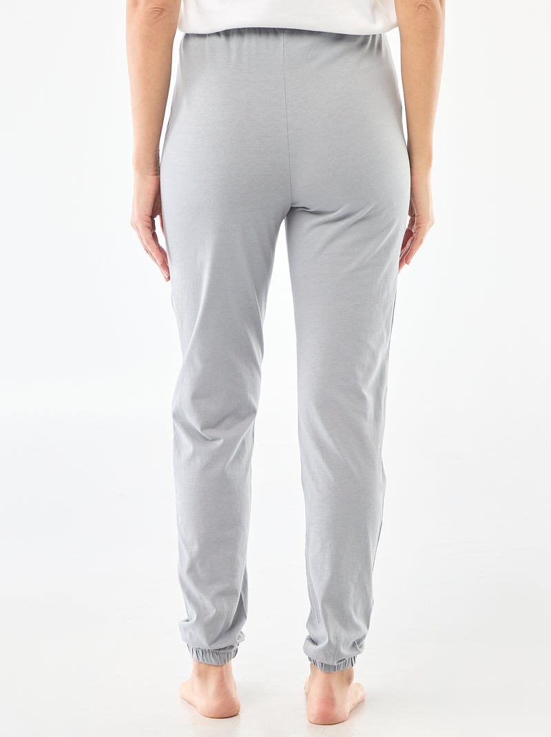 Lot de 2 pantalons de pyjama Rose/gris - Kiabi