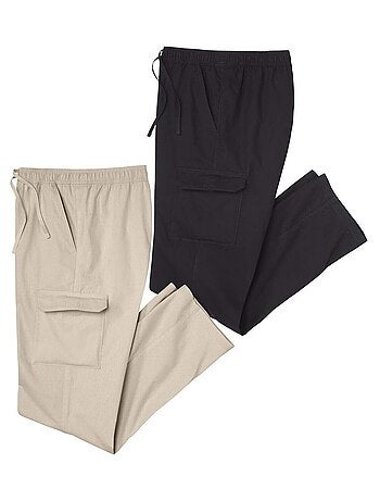 Lot de 2 Pantalons DÉTENTE CARGO - ATLAS FOR MEN