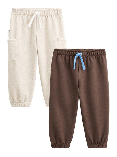 Lot de 2 pantalons enfant en molleton Cracotte - Kiabi