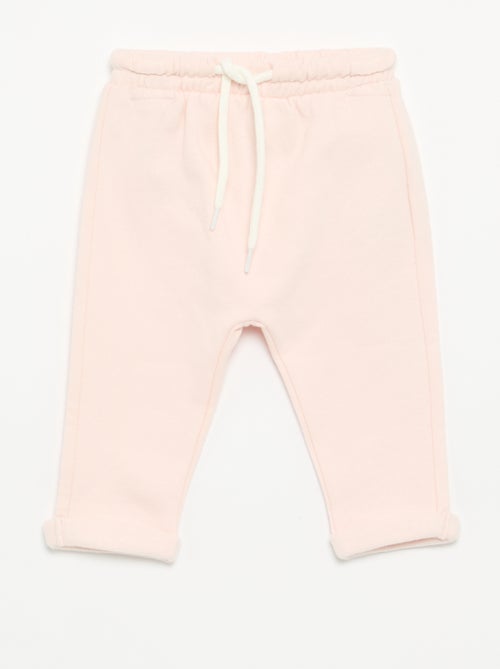 Lot de 2 pantalons forme sarouel en molleton - Kiabi