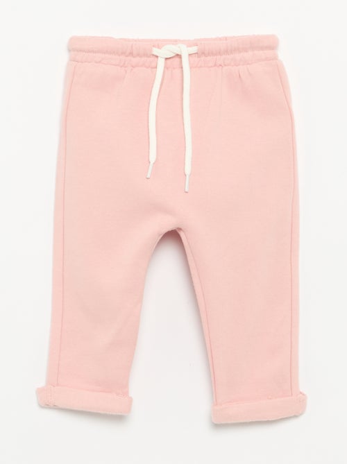 Lot de 2 pantalons forme sarouel en molleton - Kiabi