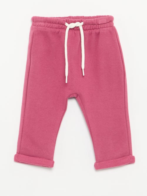 Lot de 2 pantalons forme sarouel en molleton - Kiabi