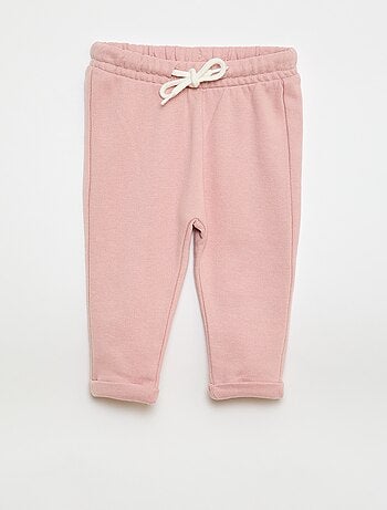 Lot de 2 pantalons jogging en french terry