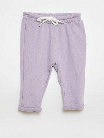 Lot de 2 pantalons jogging en french terry