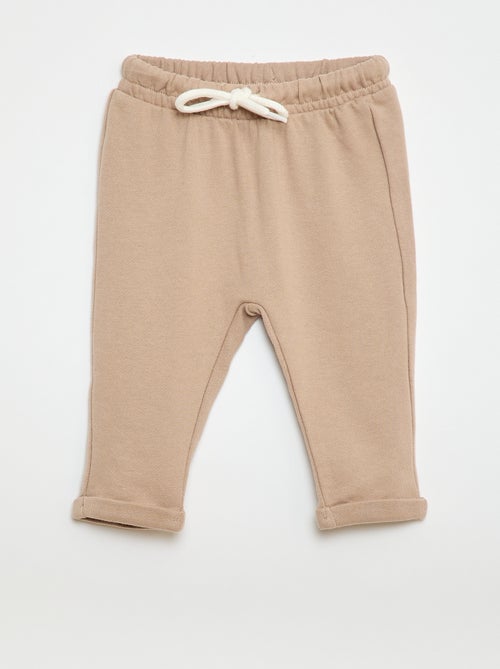 Lot de 2 pantalons jogging en french terry - Kiabi