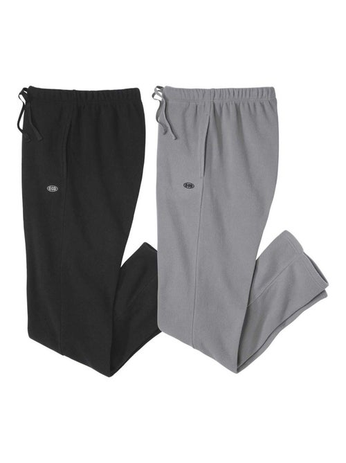 Lot de 2 Pantalons Micropolaires  - ATLAS FOR MEN - Kiabi