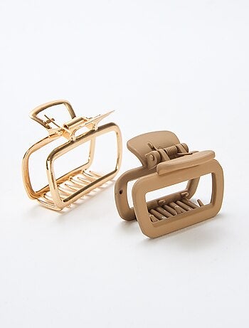 Lot de 2 petites pinces crabe