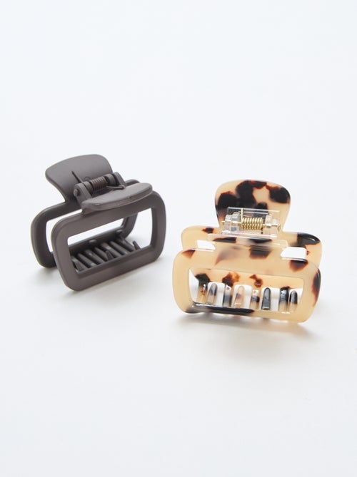 Lot de 2 petites pinces crabe - Kiabi