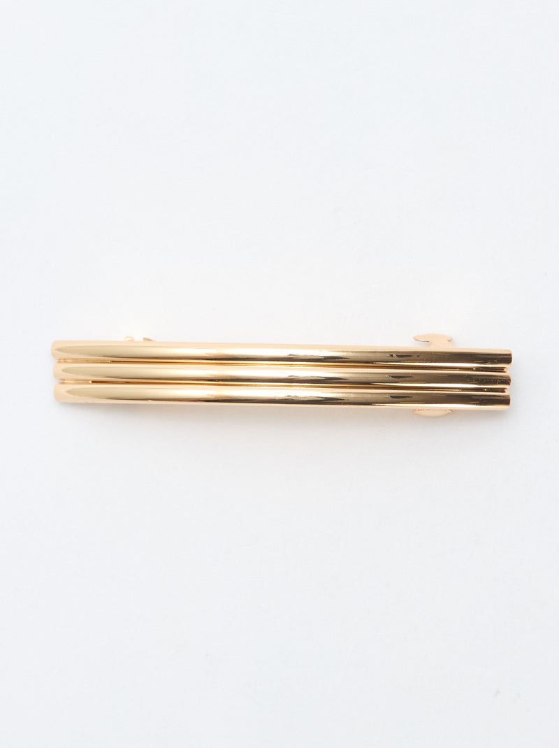 Lot de 2 pinces à cheveux dorées Doré - Kiabi
