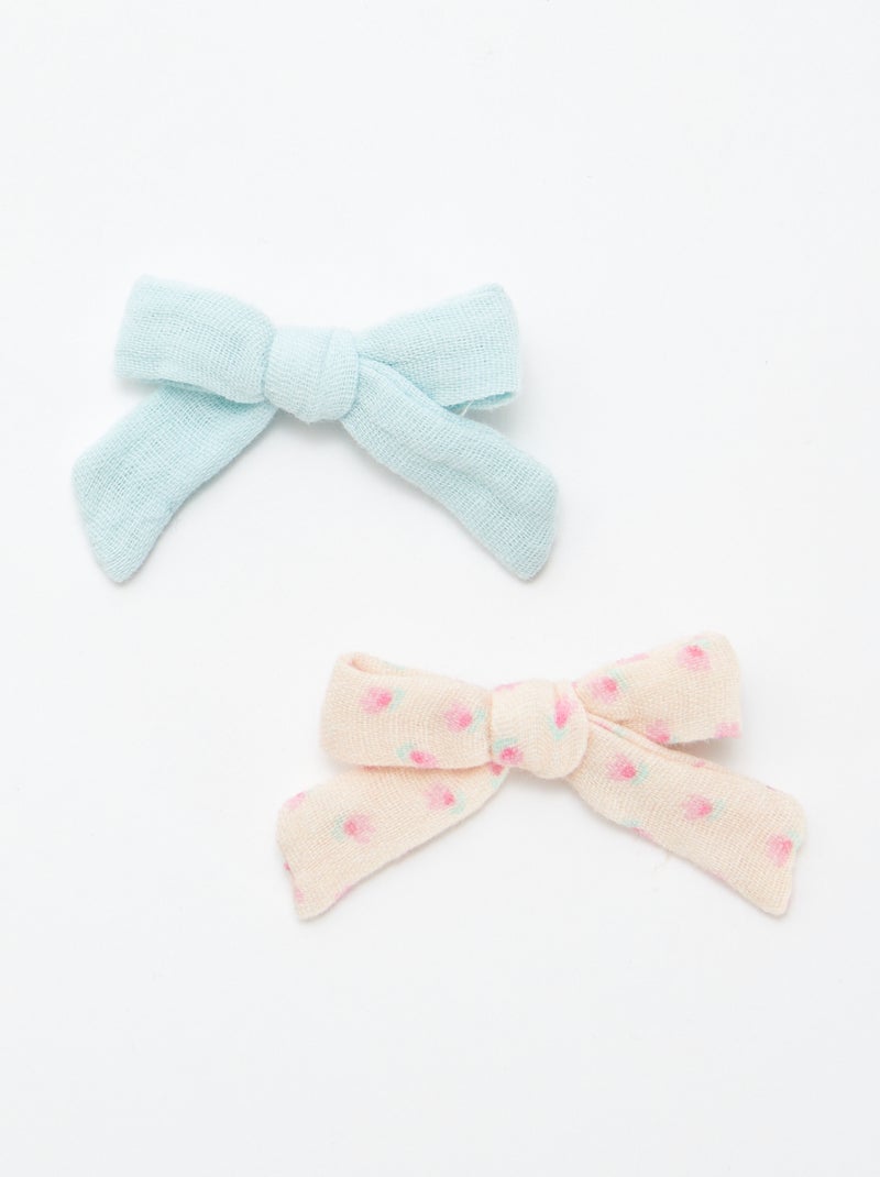 Lot de 2 pinces à cheveux ROSE - Kiabi