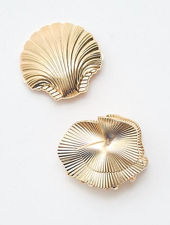 Lot de 2 pinces bijoux dorés