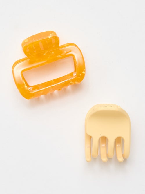 Lot de 2 pinces crabe fantaisie - Kiabi