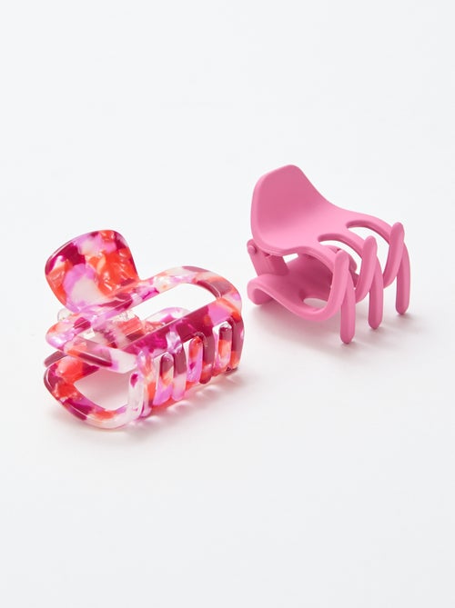 Lot de 2 pinces crabe fantaisie - Kiabi