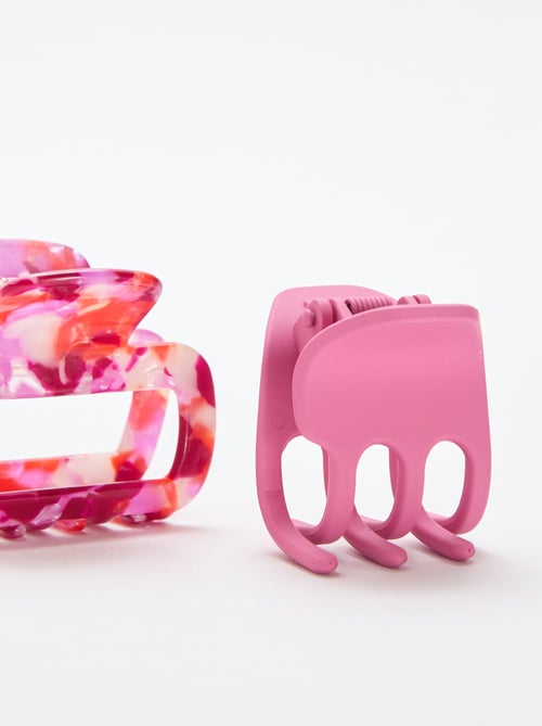 Lot de 2 pinces crabe fantaisie - Kiabi