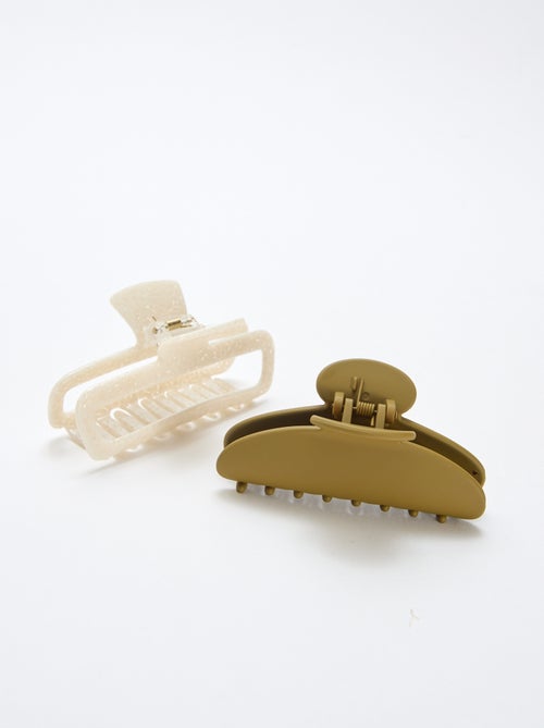 Lot de 2 pinces crabe - Kiabi