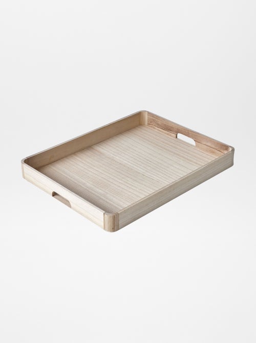 Lot de 2 plateaux en bois - Kiabi