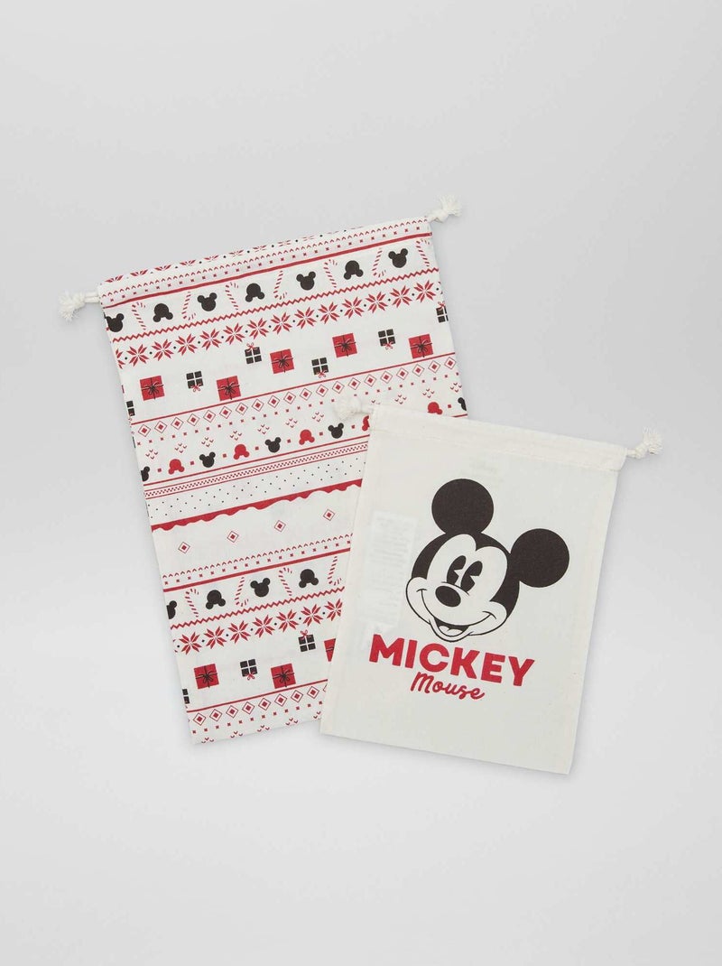 Lot de 2 pochons de noël 'Disney' Blanc - Kiabi