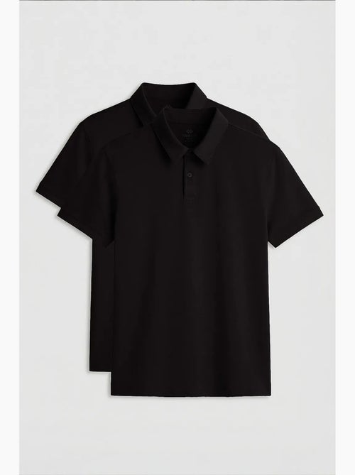 Lot de 2 polos coton élasthanne tommy - Kiabi