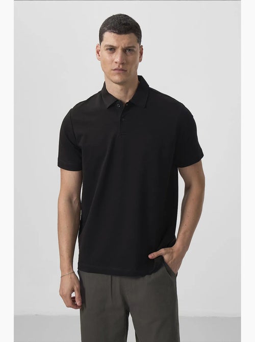 Lot de 2 polos coton élasthanne tommy - Kiabi