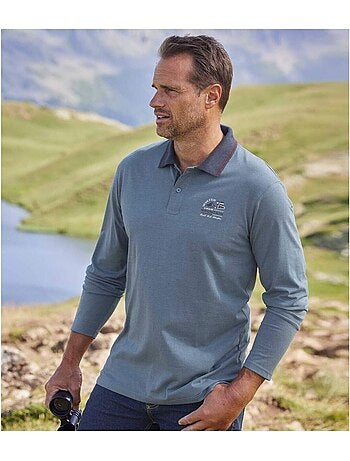 Lot de 2 Polos Jersey Mountain - ATLAS FOR MEN