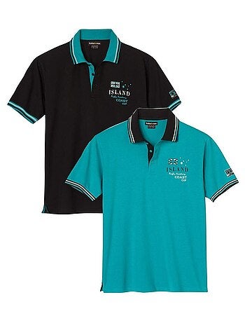 Lot de 2 Polos Master Team - ATLAS FOR MEN