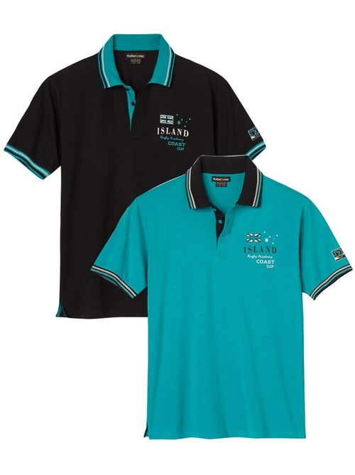 Lot de 2 polos master team  - atlas for men - Kiabi