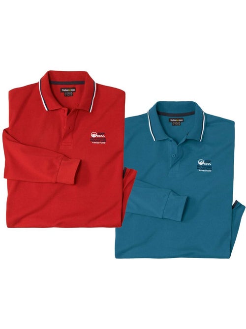 Lot de 2 polos piqués authentiques   - atlas for men - Kiabi