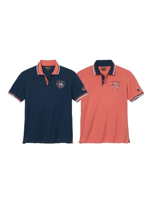 Lot de 2 Polos Piqués Sportmen - ATLAS FOR MEN - Kiabi Lot de 2 Polos Piqués Sportmen - ATLAS FOR MEN - Kiabi