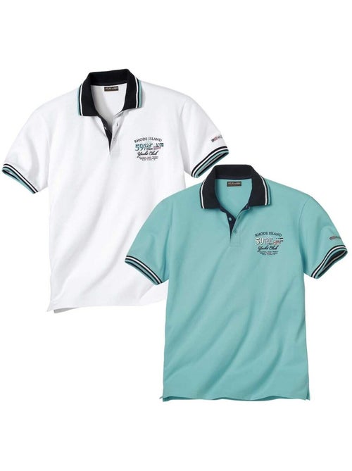 Lot de 2 Polos South Ocean  - ATLAS FOR MEN - Kiabi