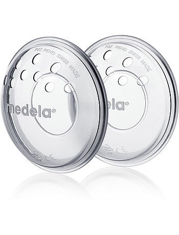 Lot de 2 protège-mamelons medela - allaitement sans douleur
