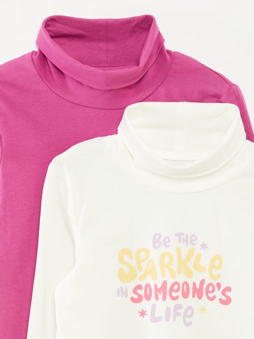 Lot de 2 pulls fins col roulé - Kiabi Lot de 2 pulls fins col roulé - Kiabi