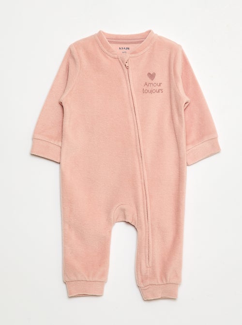 Lot de 2 pyjama dors-bien en polaire - 2 pièces - Kiabi