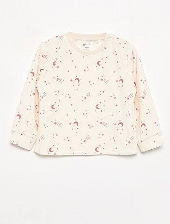 Lot de 2 pyjamas 2 pièces en polaire imprimé
