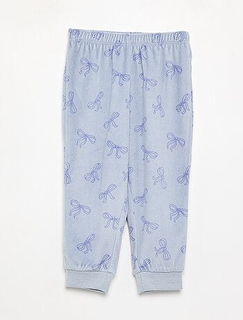 Lot de 2 pyjamas 2 pièces en polaire imprimé