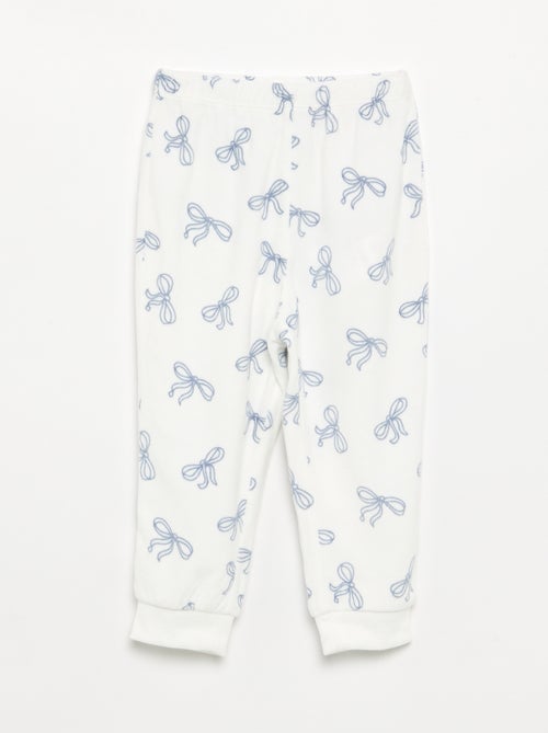 Lot de 2 pyjamas 2 pièces en polaire imprimé - Kiabi Lot de 2 pyjamas 2 pièces en polaire imprimé - Kiabi