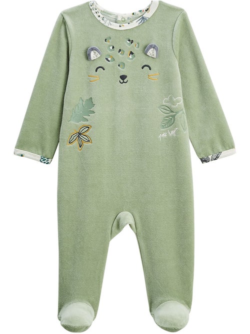 Lot de 2 pyjamas b?b? en velours Boavista - Kiabi